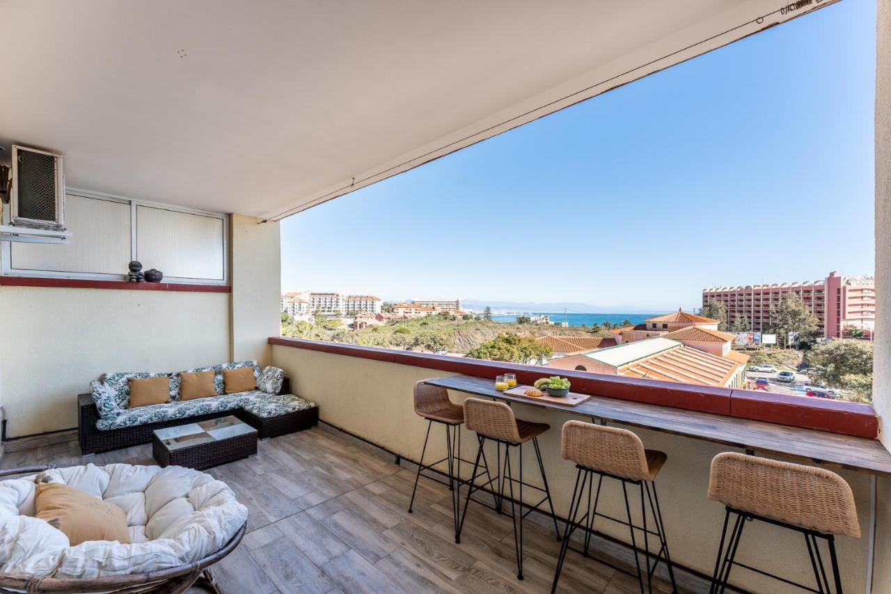 Benalmadena Beachfront Retreat Big Balcony And City Sea Views Apartment Exterior photo